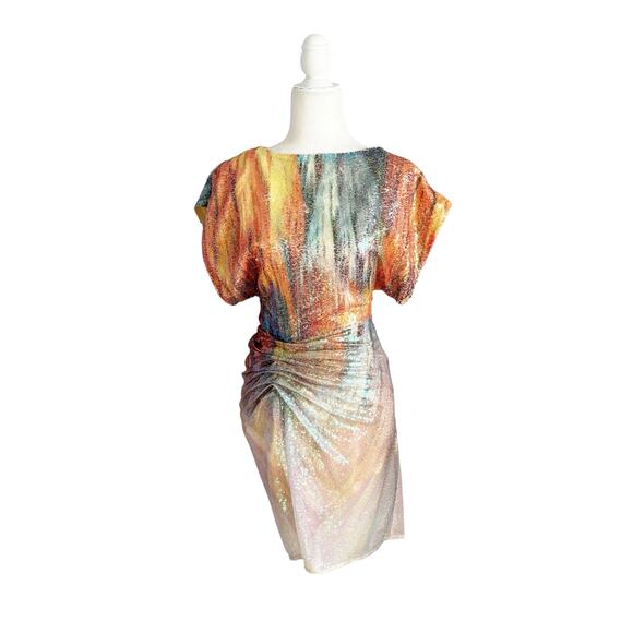 In the Mood For Love Tollero Sequin Mini Dress XS NEW - Picture 2 of 10